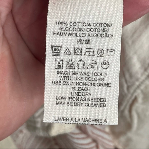 Free People Rumors Yarn Dye Harem Pants Red Stripe High Waist Tie Belt Boho 8 - Picture 14 of 15